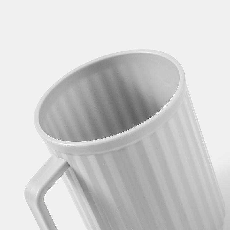 Household Bathroom Couple Toothbrush Cup Large-capacity Handle Vertical Pattern Washbasin Cup