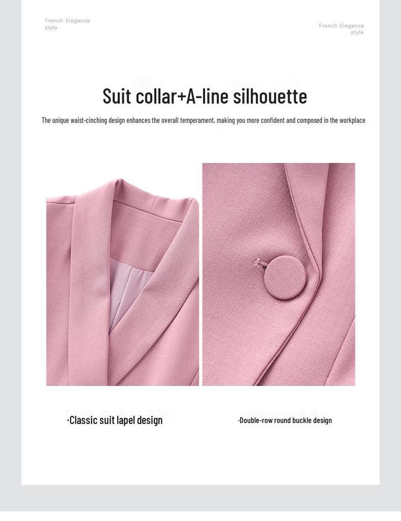 Nanyou Elegancka Formalna Dopasowana Sukienka Garniturowa Damska na Profesjonalne Okazje