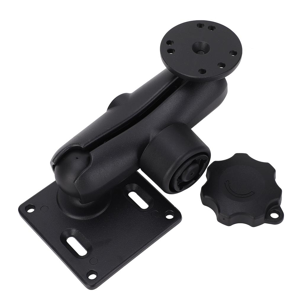1.5in Double Ball Mount Anti Theft Aluminium Alloy Double Socket Arm Fish Finder Mount for C Size Ball