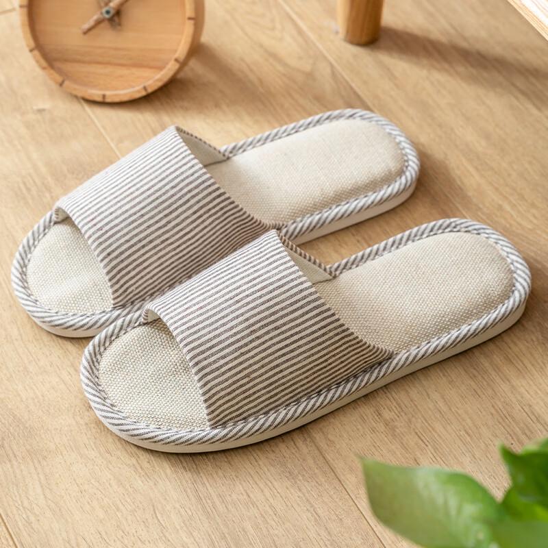 Grace Linen Fabric Slippers 42-43 970₽