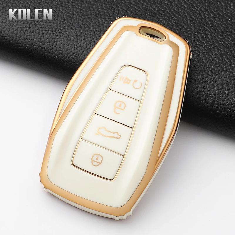 

For Geely Coolray X6 Emgrand Global Hawk Gx7 Fashion Tpu Car Remote Key Case Cover Protected Keychain Fob Accessories Bag