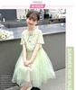 Girls' dress summer dress 2026 new style children's western-style Chinese style dress, girls' fashionable Chinese cheongsam princess dress