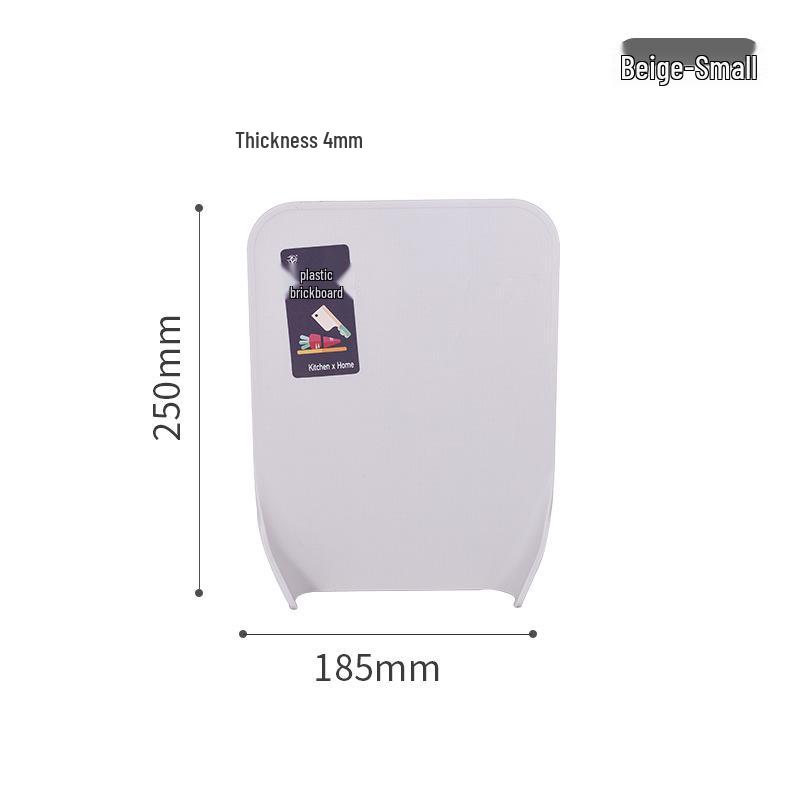 Thickened Vertical Kitchen Plastic Cutting Board for Fruits and Small Chopping Tasks