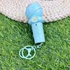Kids Microphone Keychain Shape Recorder Pendant Reusable Recording Function Compactly Keyring Design Safe ABS Gift Item