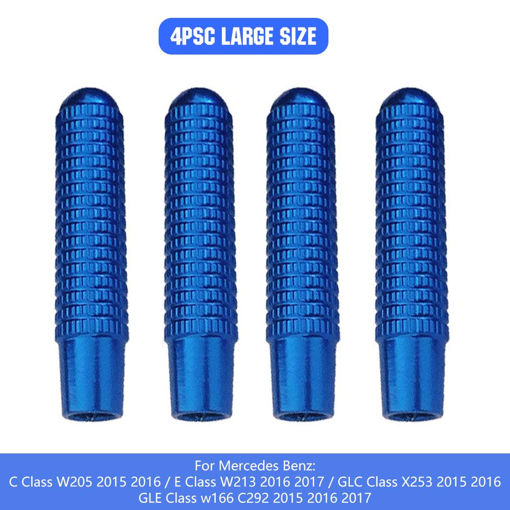 4pcs Car Alloy Door Lock Pins Lock Pin Screw Knob for Mercedes Benz C W205 GLC GLE E W213 CLA GLA A Class Modified Accessories