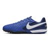 Nike Tiempo Legend 8 Pro Round Toe Lace-Up Turf Soccer Shoes Men Soccer Shoes Blue AT6136-414