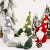 Modern Art Christmas Decor Adorable Snowflake Hat Eye Covering Doll Figure
