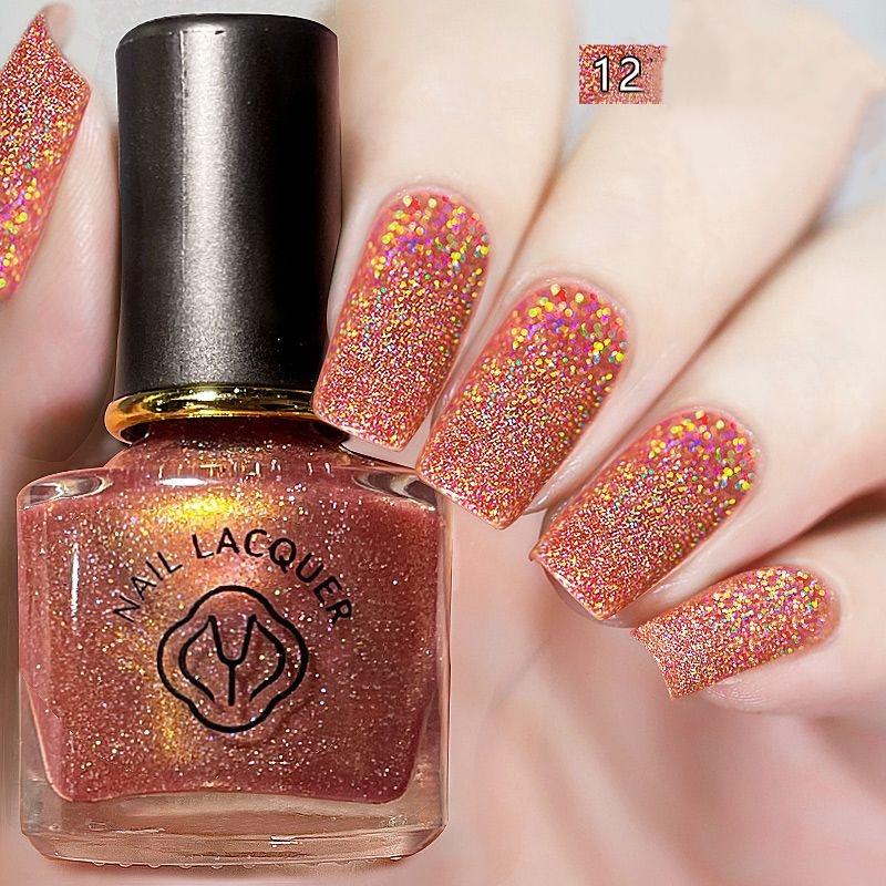 

26 цветов нового лазерного лака для ногтей Net Red Star Diamond Violet Snow Leaf Lotus Light Fish Smoke Rose Gold 12