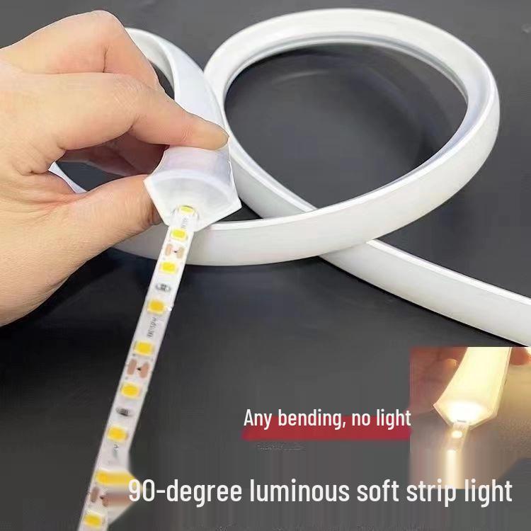 LED Flexible Silicone V-Shaped Strip Light for Corners - Indoor/Outdoor