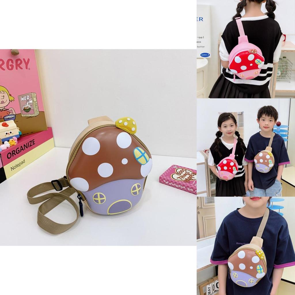 Kids Casual Cartoon Nylon Chest Bag With Stitching Design For Daily Use