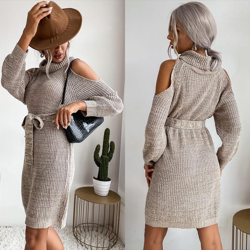 Women's Turtleneck Sweater for Fall and Winter