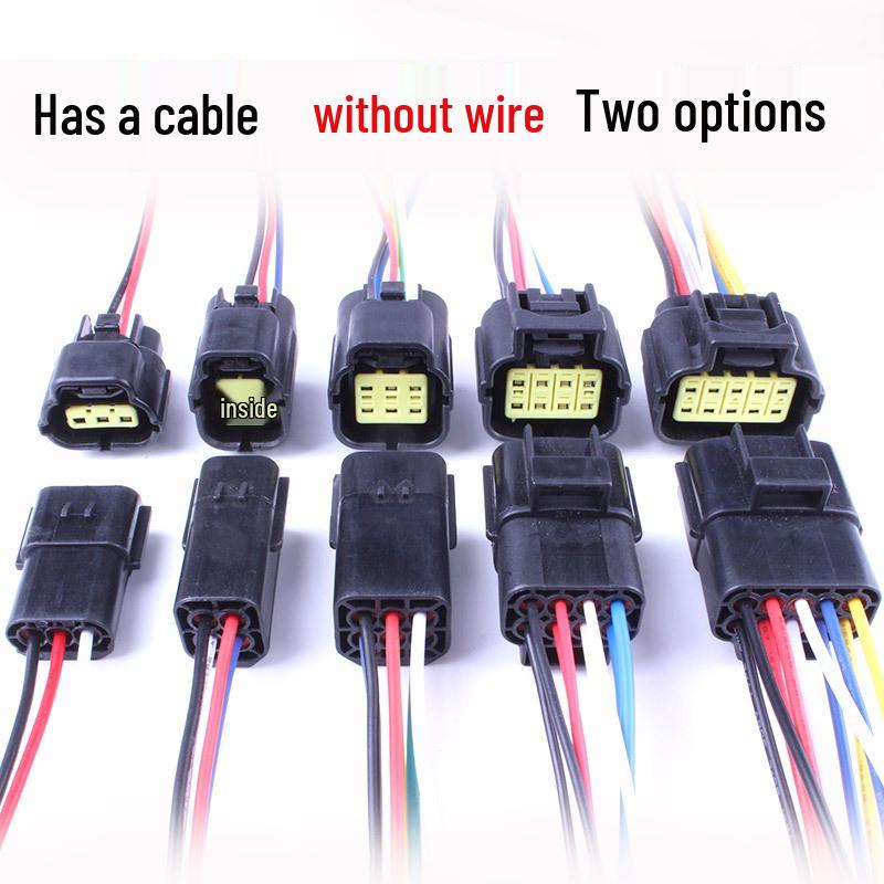 Conector Auto AMP1.8 Impermeabil ștecher 4 pini tată-mamă, cablaj 2P, 16 găuri DJ70216Y-1.8