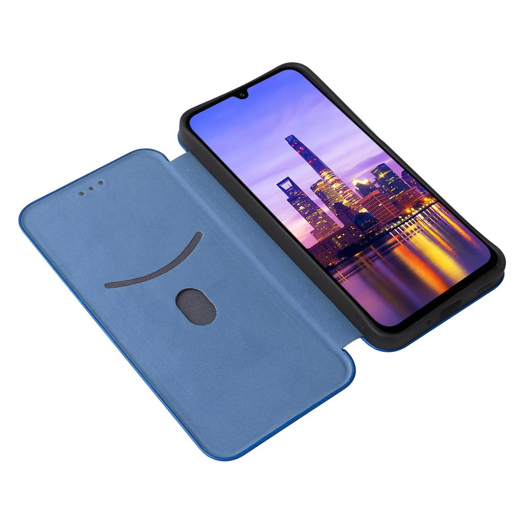 For Samsung Galaxy A16 5G/A16 4G Case Carbon Fiber Texture Drop-Proof PU Leather Phone Cover