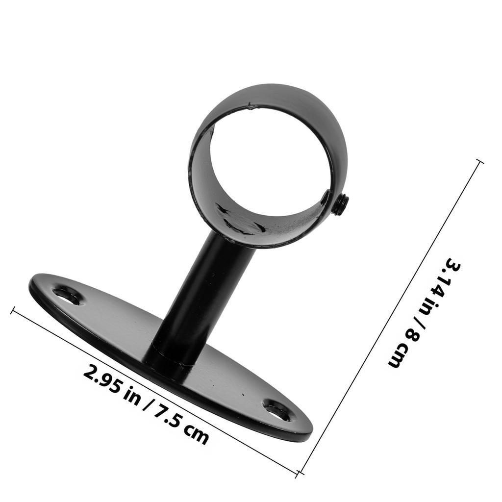 2Pcs Heavy Duty Handrail Bracket Stainless Steel Stair Railing Support Bracket for Deck Staircase Banister Handrail Hardware