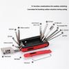 Heavy Type Ratcheting Set Aluminum Alloys Mechanics Bike Maintenance Tool for Cycling Repairs