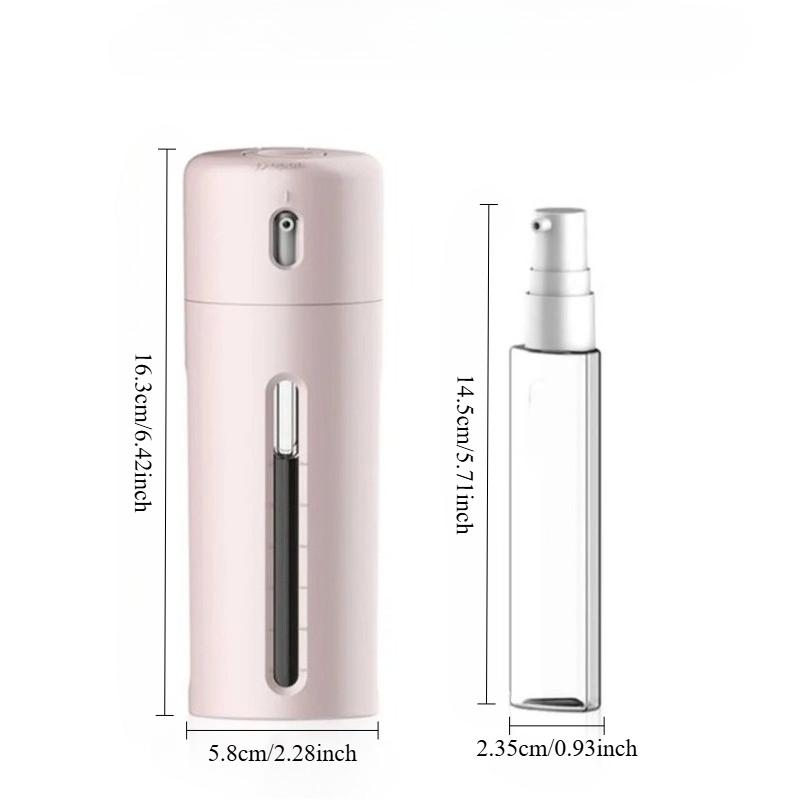 Dispenser da Viaggio 4 in 1 Ciascuno da 40ML Set di Flaconi per Shampoo Lozione Gel Contenitori da Viaggio a Prova di Perdita per Articoli da Toeletta Bagnoschiuma Li