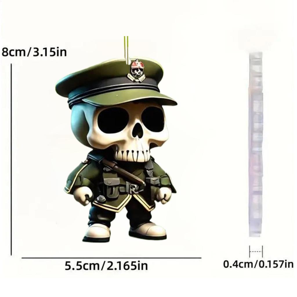 Car Rearview Mirror Skull, Skull Car Pendant | Car Rearview Mirror Pendant | Skull