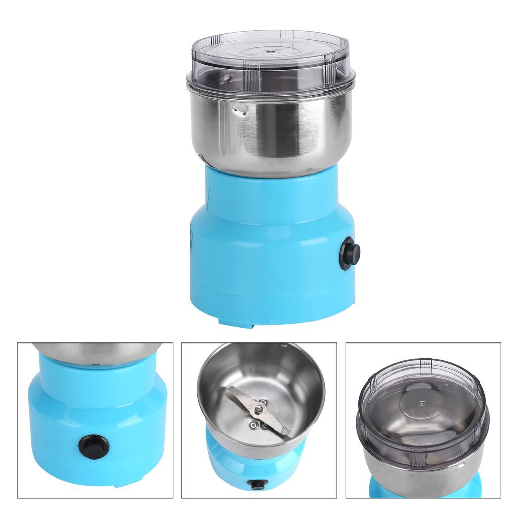 Grain Grinder Multifunction Stainless Steel Preservative Easy Clean Coffee Mill for Home Kitchen
