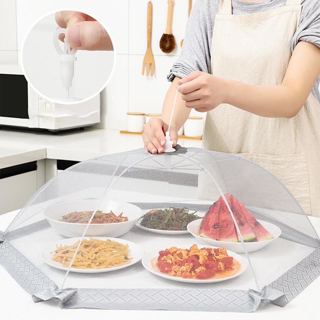 Mesh Food Covers for Outdoors Large Pop Up Mesh Food Tent Umbrella Food Covers for Outside Picnic Party BBQ Supplies