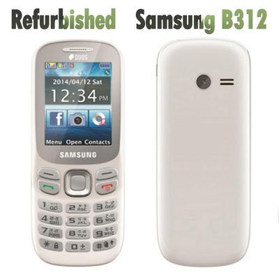 Odnowiony telefon komórkowy Samsung Metro 312 B312E z Dual SIM