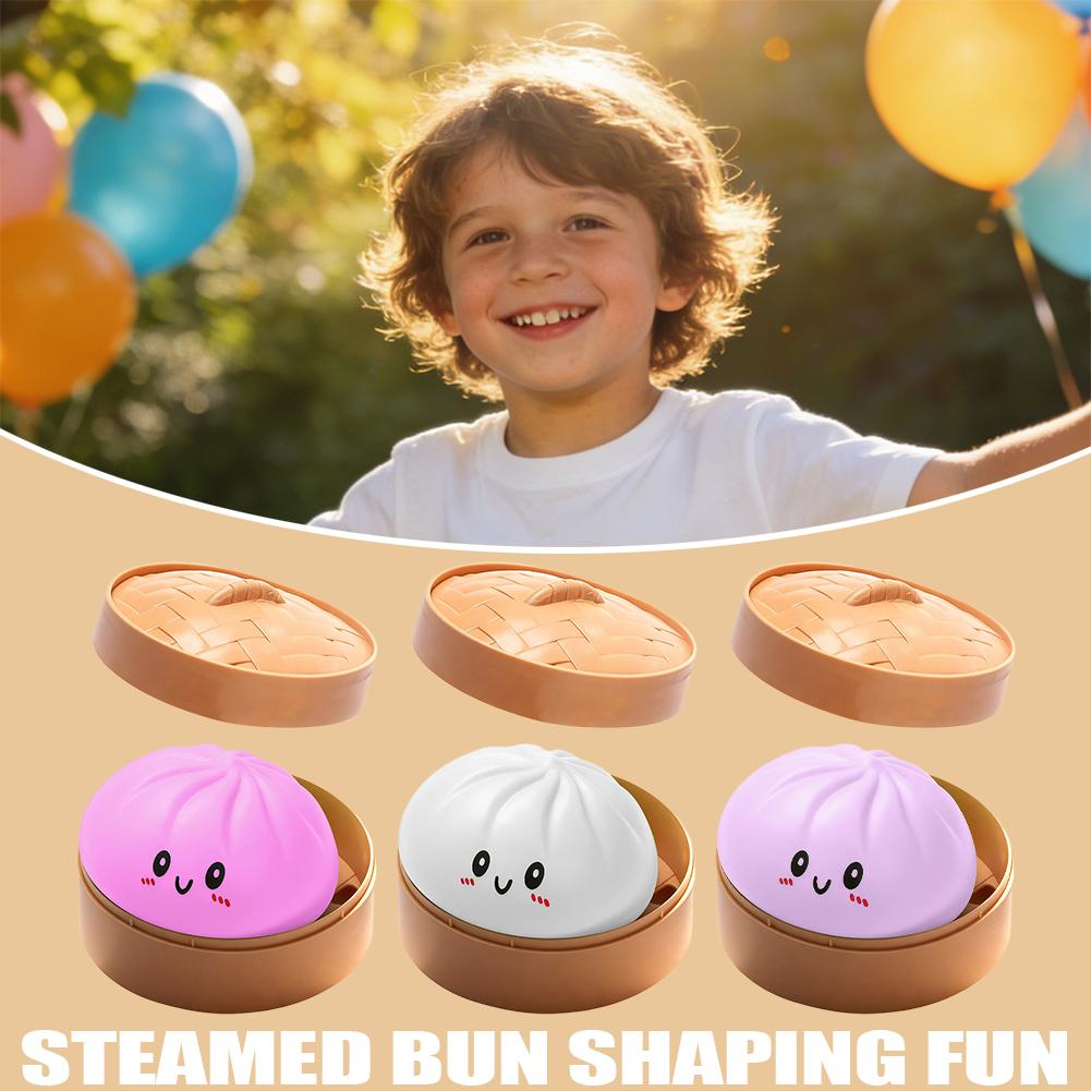 Midou Slow Rising Dumpling Squishy Squeeze Toys Pack Sensory Stress Relief Squishies Soft Stretchy Fidget Toy For Anxiety Relief