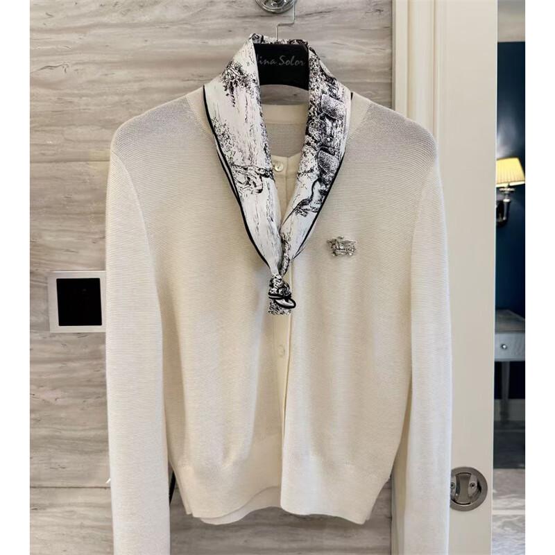 NINA SOLOR Toile de Jouy Sketch Twill Silk Scarf