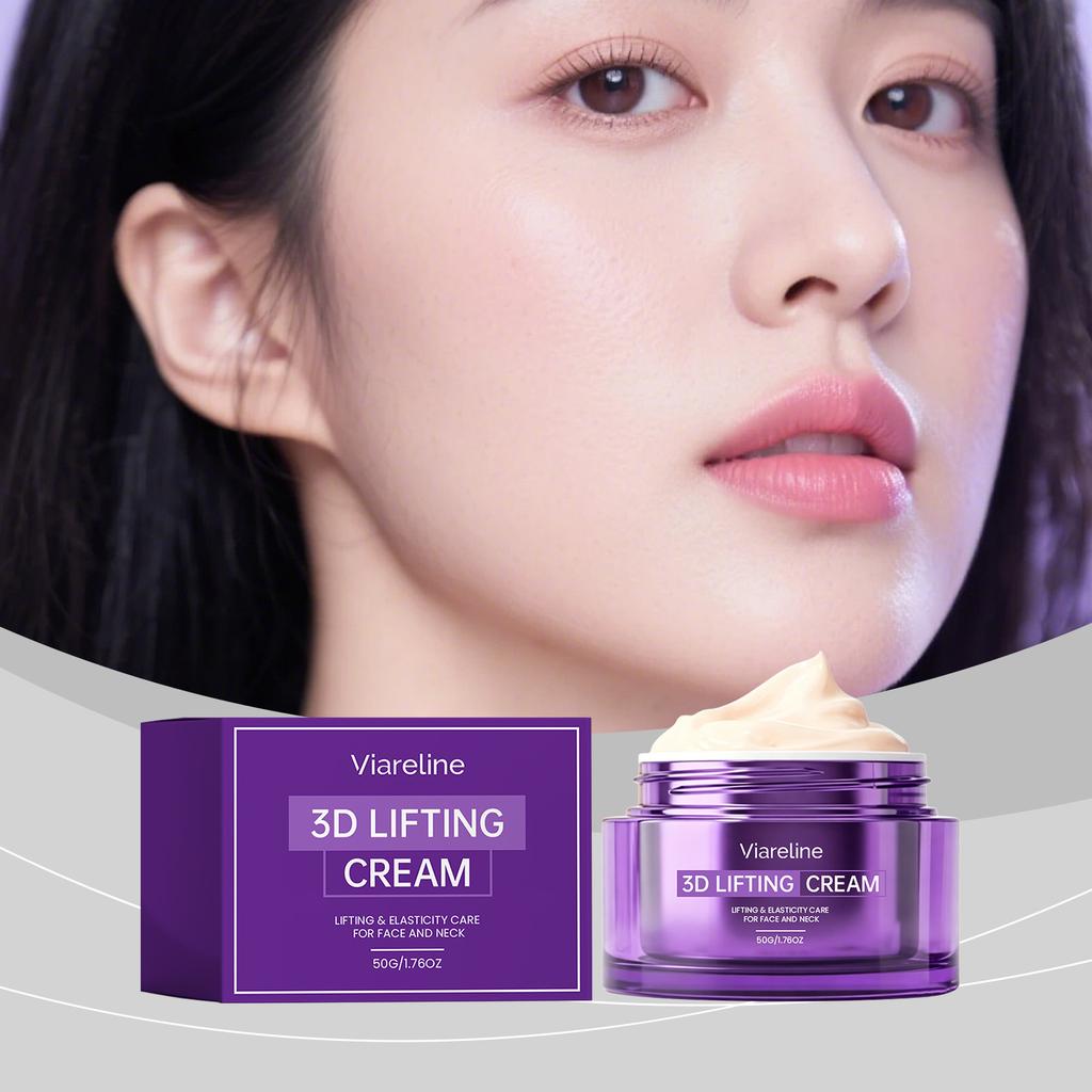 VIARELINE Moisturizing Neck Cream Gentle Care Hydrating Neck Skin Soft and Smooth Daily Cream