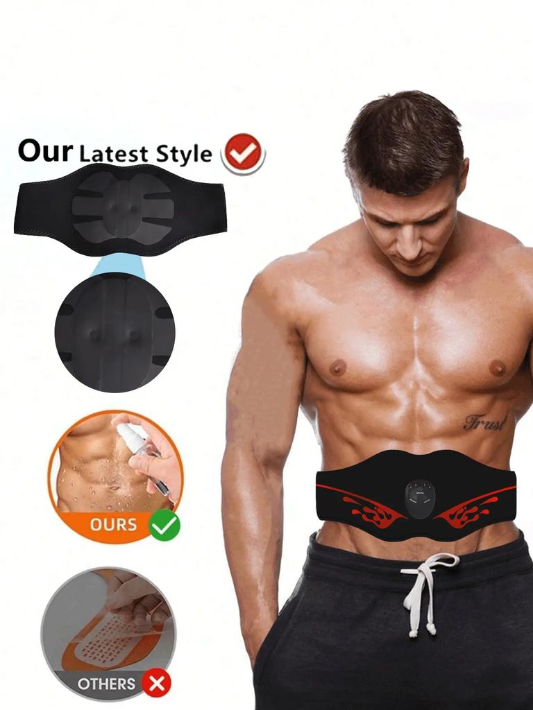 Bodybuilding Belt Vibration, Violent Sweatband Massage, Female Bodybuilding Belt,Smart Plastic Belt