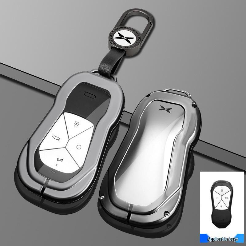 Xiaopeng 2022 Model Key Cover for P7/P5 & 2021 G3/G3i - Unisex Key Protection with Shell & Buckle