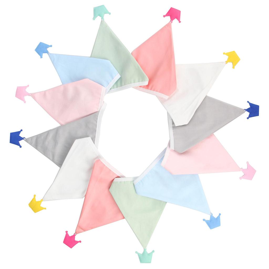 Nordic Style Cotton Triangle Banner - Tent, Wedding, Kindergarten Decoration