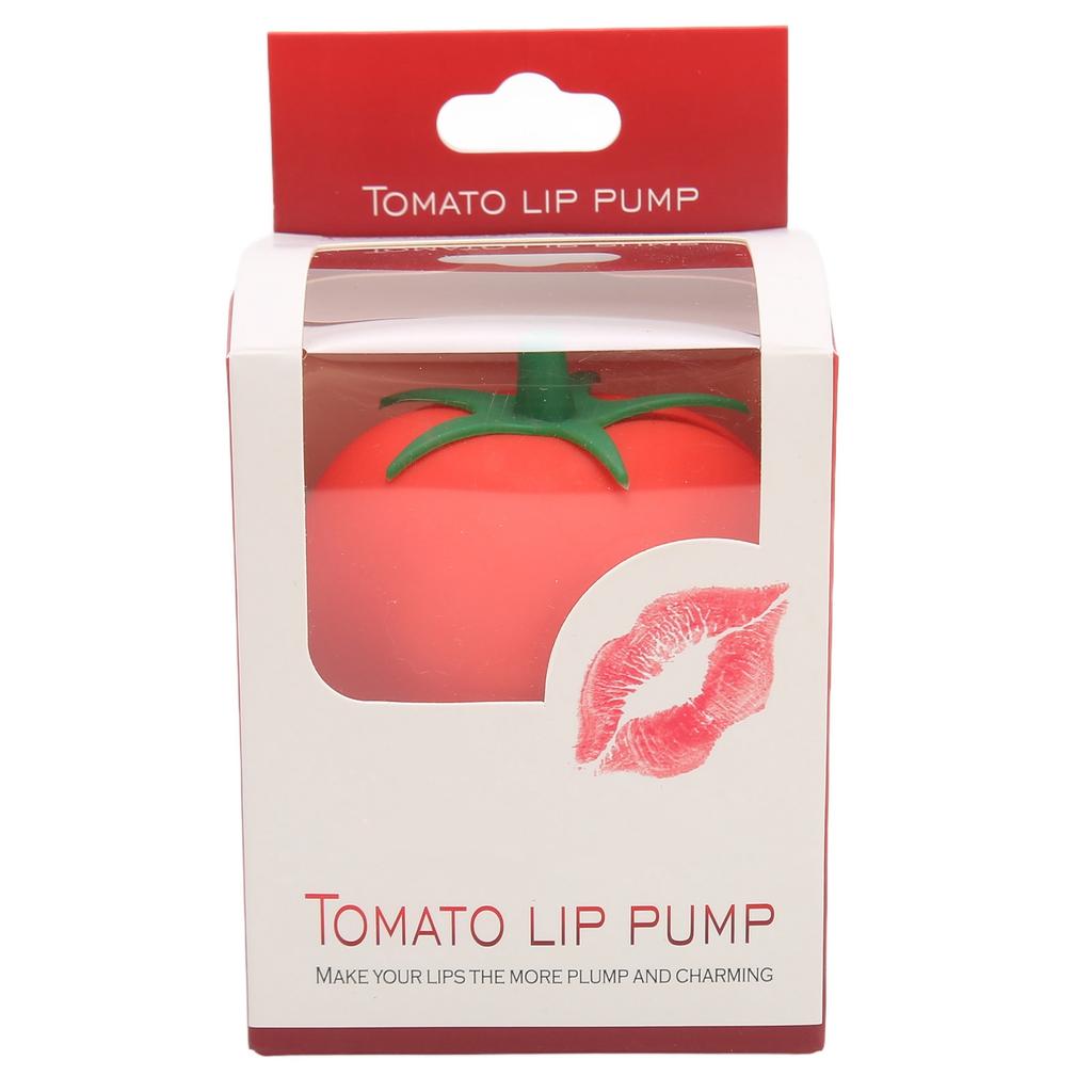Tomato Shaped Lip Plumping Device Portable Food Grade Silicone Pout Mouth Tool for Lip Red