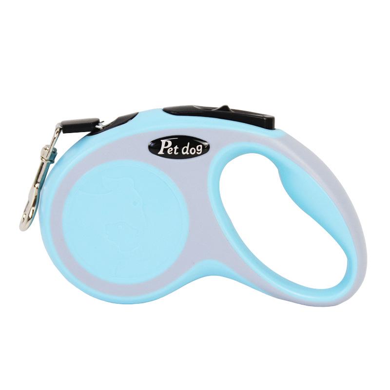 One-Button Retractable Shock-Absorbing Dog Leash for Safe Outings
