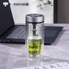 Wanxiang V393L Double-Layer Borosilicate Glass Tea Infuser Bottle