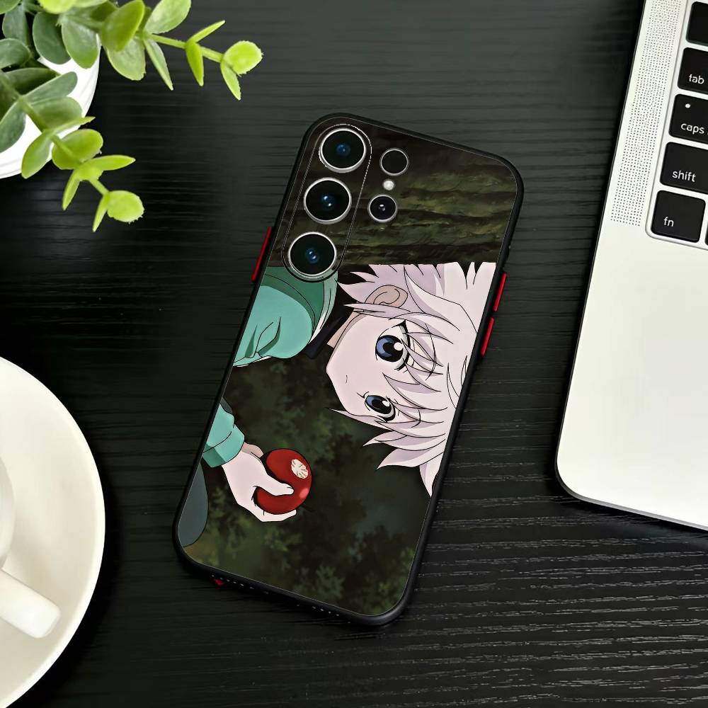 G-Killua Zoldyck K-Hunter X Hunter Phone Case For Samsung S26,S25,S24,S23,S22,S21,S20,Plus,Fe,Lite,Others Black Cover