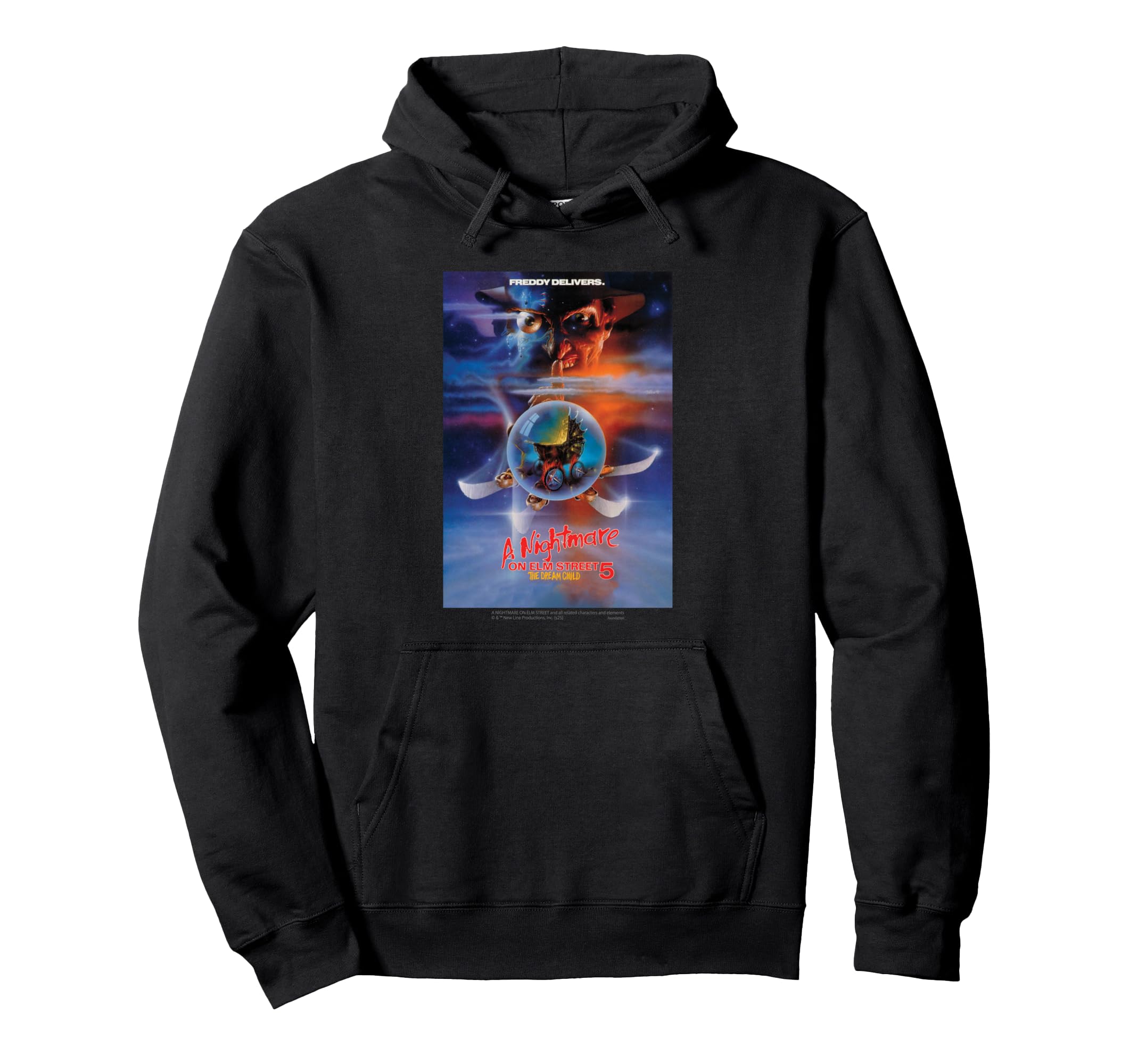 A Nightmare on Elm Street 5 / Freddy Krueger / Horror Movie / Poster Hoodie