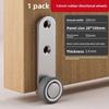 Door Bottom Roller Hinge Support Wheel for Sagging Wood Door Repair Replacement Sliding Hardware