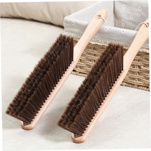 Anneome 2-Piece Cleaning Brush, Carpet Broom, Hand Dusting Brush for Bed Cleaning, Carpet Cleaner Brush, Hand Brush, Sofa Duster, Bed