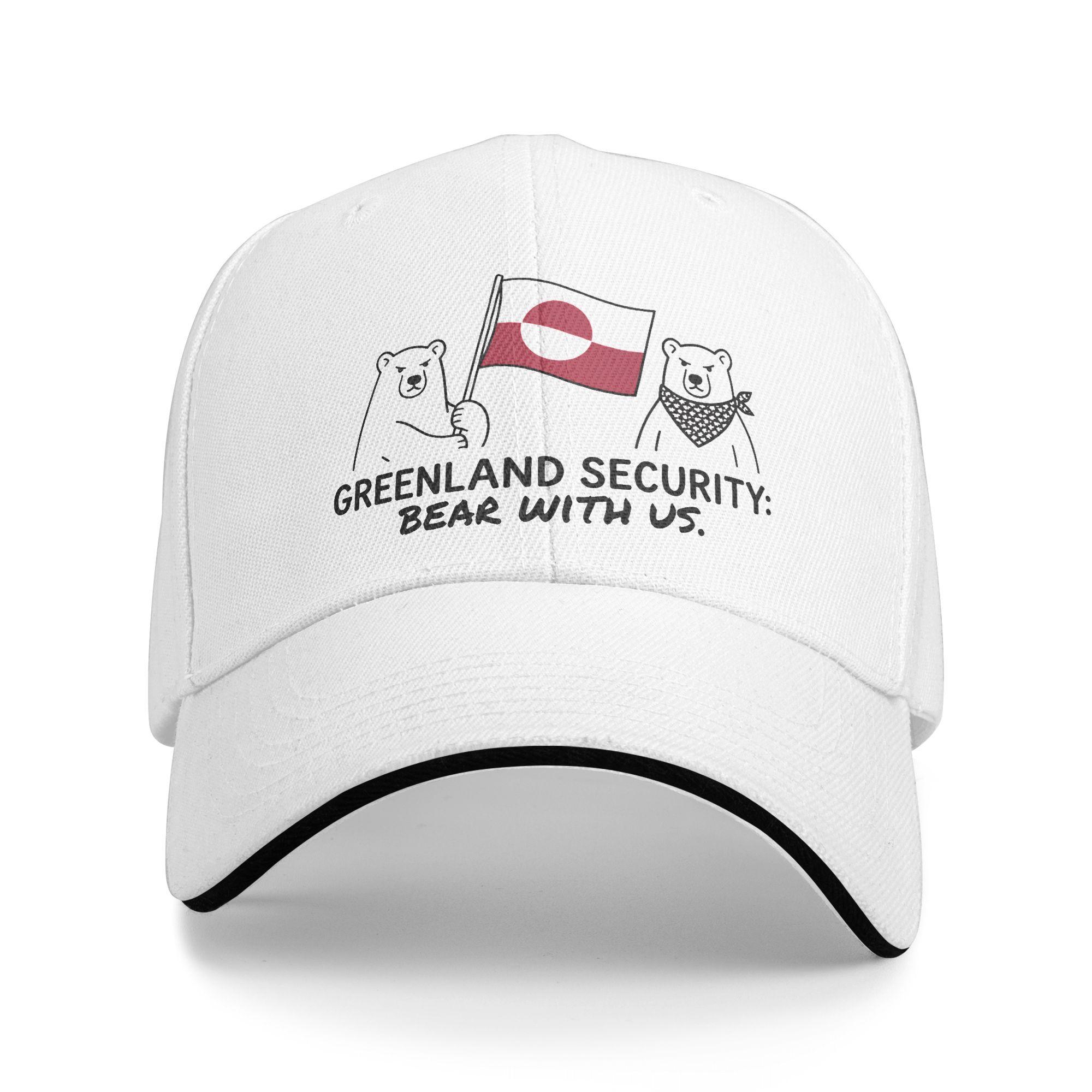 

Greenland Is Not For Sale Sun Baseball Cap Spring Women Men Trucker Hat Dropshipping Y2k Tennis Skate Baseball Caps One Size белый
