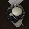 Shell Shape Stainless Steel Dish Plate Metal Cheese Plate Tableware Storage Jewelry Plate Table Decoration