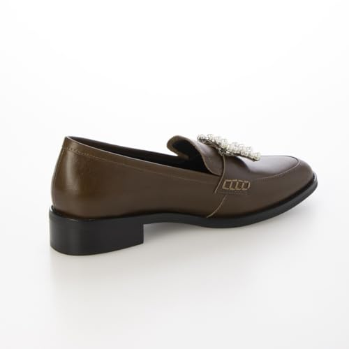 Carino Women's Khaki Loafers, Size 23.0 Cm, CAST42012