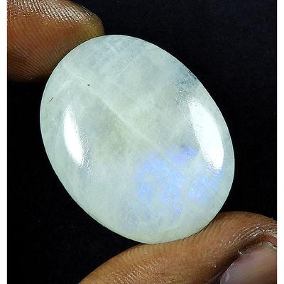18X20X08 MM Pierre de Lune Naturelle Poire Cabochon Pierre Gemme Libre 40 Cts. SK-4639