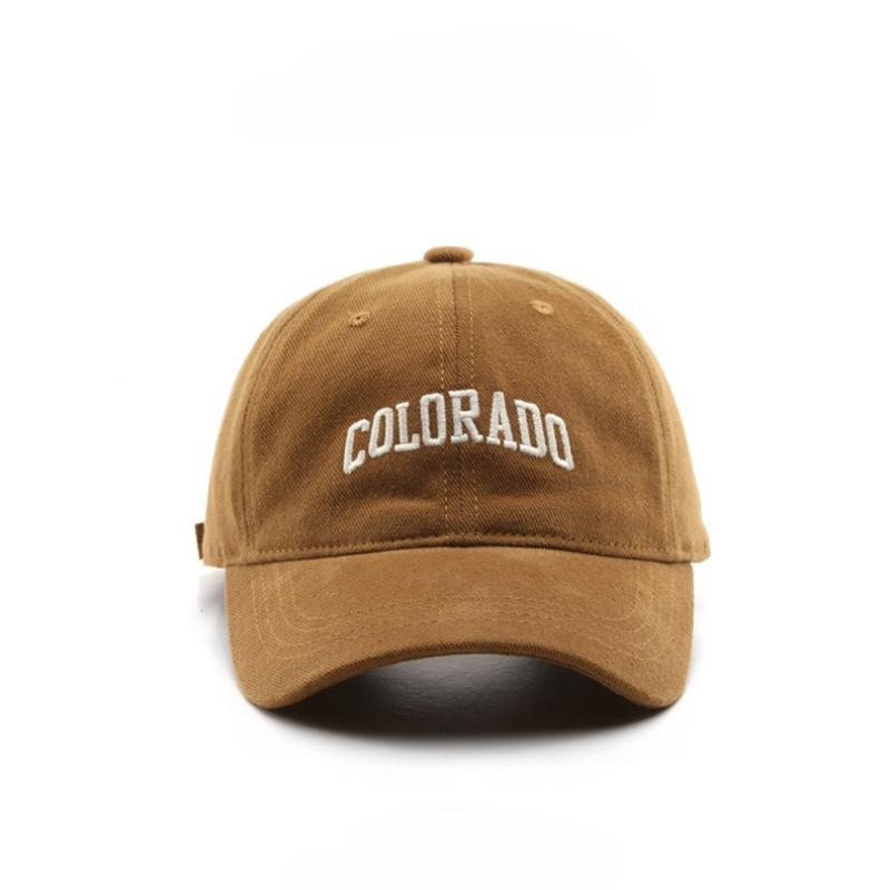 Japanese women's fashion popular retro letter embroidered cap outdoor sports travel shade baseball cap