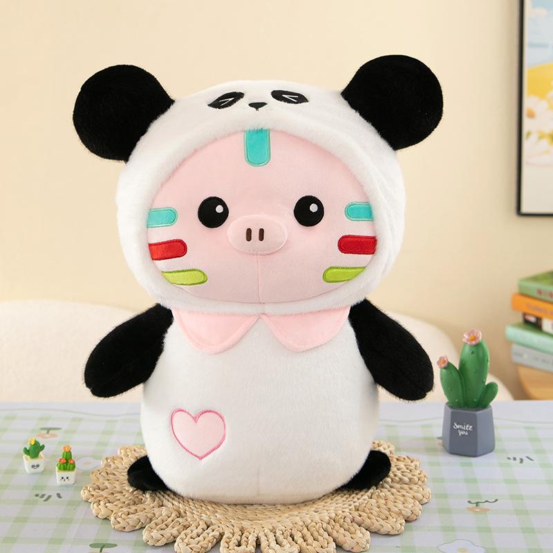 

Cute Panda doll plush toy children sleep with throw pillow for girlfriend birthday gift doll 40cm---0.48kg