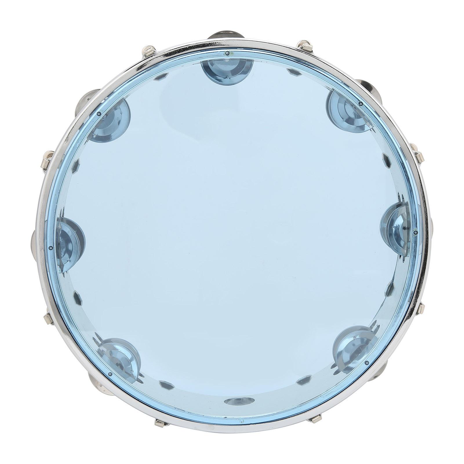 

MBAT Тамбурин регулируемый двухрядный 10-дюймовый ударный инструмент для PartyBlue синий