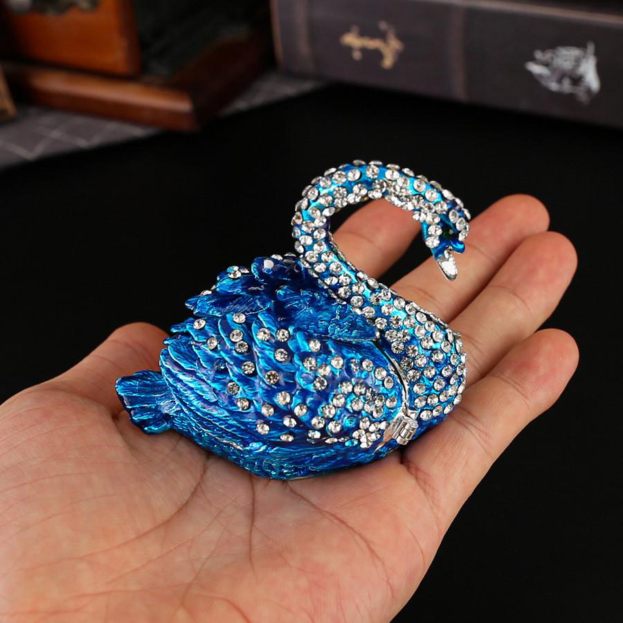 Jewelry Box With Enamel Finish For Home Decor Storage