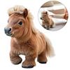 Safe Soft Plush Electric Ponies Toy for Kids Nontoxic Materials Lovely Cartoon Design Promotes Bonding