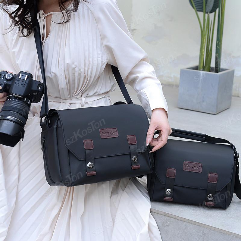 Camera Backpack Lens Pouch Photography Bag DSLR Camera Bag Waterproof Carrying Shoulder Bag Backpack for Canon Nikon Fuji Sony