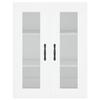 Highboard White 69.5 x 34 x 180 cm Particleboard