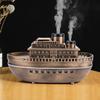 300ML Ship Modelling Aromatherapy Oil Diffuser Cool Mist Humidifier with Automatic Shut Off 2H 4H Timer for Home Office