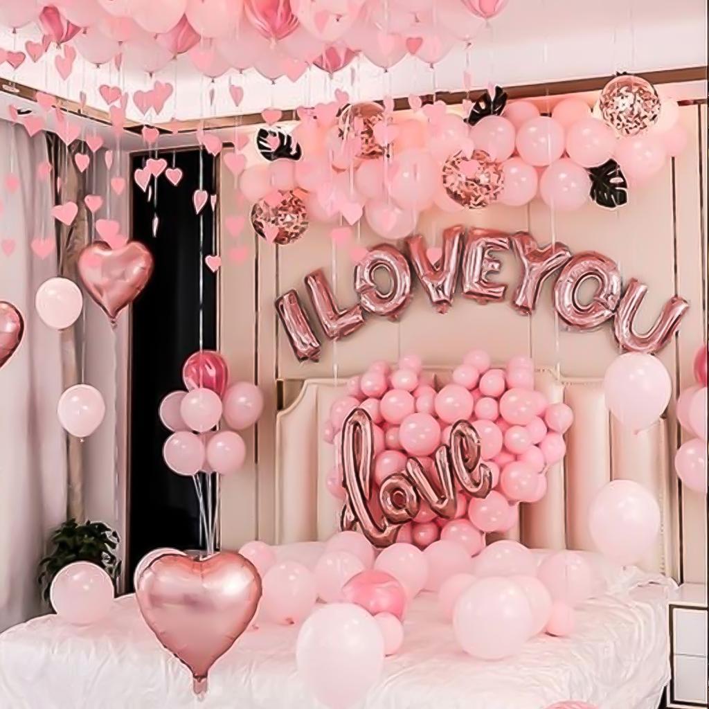 Ich liebe dich Banner Dekoration Ballons, Geeignet für die Hochzeitssaison, Verlobung, Brautgeschenke, Muttertag